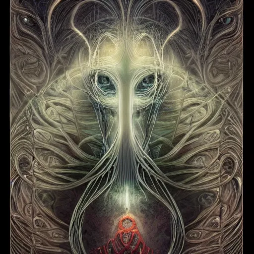 faceless, shaman, cultist, lovecraftian, surreal, | Stable Diffusion ...