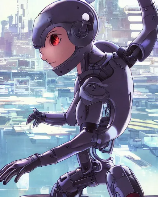 Image similar to character concept of a rat, cybernetic enhancements, art by makoto shinkai and alan bean, yukito kishiro