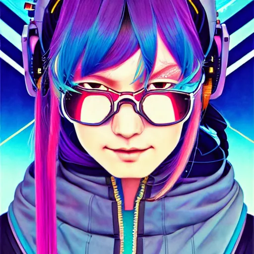 Image similar to high quality high detail 3 / 4 portrait of a hatsune miku as diesel punk character in an futuristic world, techwear, tristan eaton, victo ngai, artgerm, rhads, ross draws, hyperrealism, intricate detailed, alphonse mucha, pastel colors, vintage, artstation