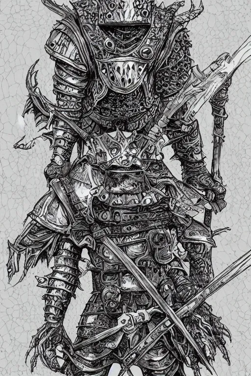 Image similar to toad gobling, wearing armour, swamp, symmetrical, highly detailed, digital art, sharp focus, trending on art station, kentaro miura manga art style