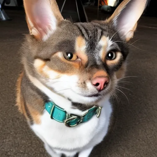 Prompt: a cat with a chihuahua head