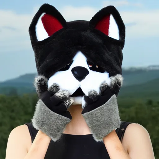 Image similar to fursuit gloves with sharp claws