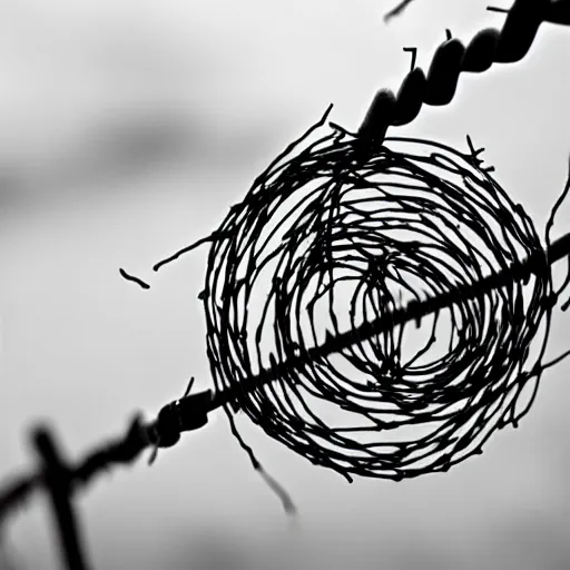 Image similar to nerve of barbed wire