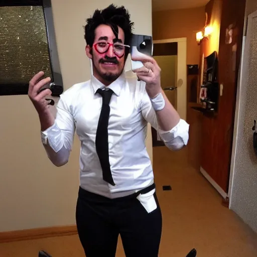 Image similar to markiplier halloween costume