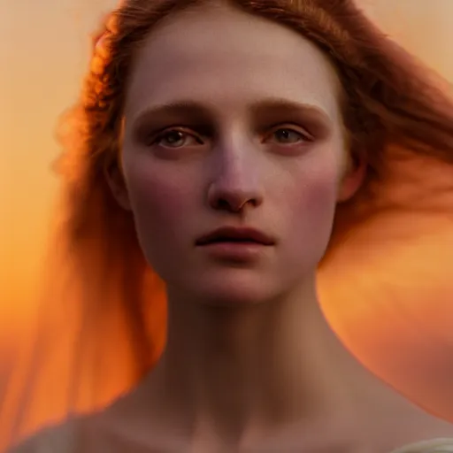 Prompt: photographic portrait of a stunningly beautiful renaissance scottish female in soft dreamy light at sunset, contemporary fashion shoot, by edward robert hughes, annie leibovitz and steve mccurry, david lazar, jimmy nelsson, breathtaking, 8 k resolution, extremely detailed, beautiful, establishing shot, artistic, hyperrealistic, beautiful face, octane render