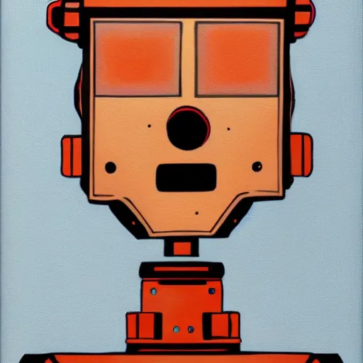 Image similar to my best robot friend, portrait