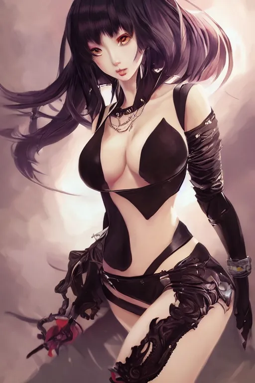 Image similar to cat girl in a blade and soul spinoff artbook rendered by the artist Nadezhda Tikhomirova, Jiyun Chae, Taran Fiddler, Lê Long, Joe Madureira, trending on Artstation by Hyung tae Kim, artbook, Stanley Artgerm Lau, WLOP, Rossdraws , James Gurney