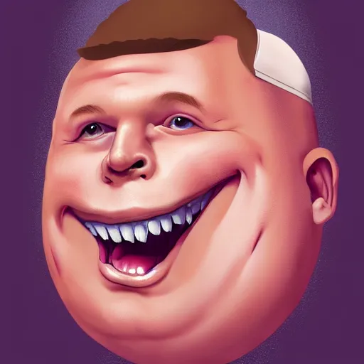 Image similar to Bobby Hill, silly, absurd caricature, highly detailed, digital painting, artstation, concept art, sharp focus, illustration