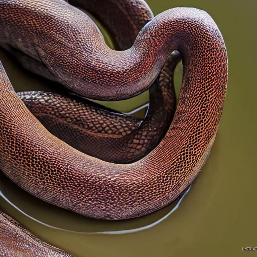 Prompt: national geographic professional photo of ekans, award winning