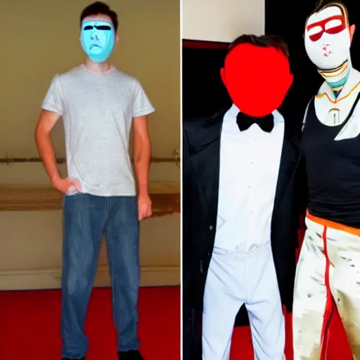 Prompt: the tallest man alive compared to Elon Mask