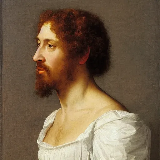 Image similar to renaissance portrait of Bruce Valanch, masterpiece by Eugene de Blaas