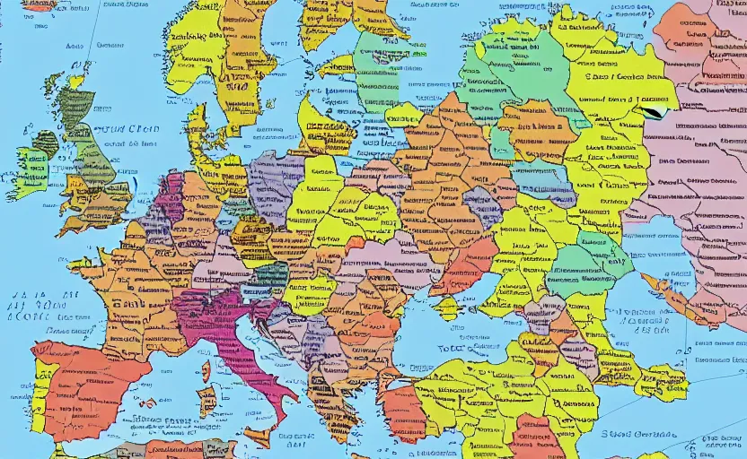 Image similar to map of all the countries in europe