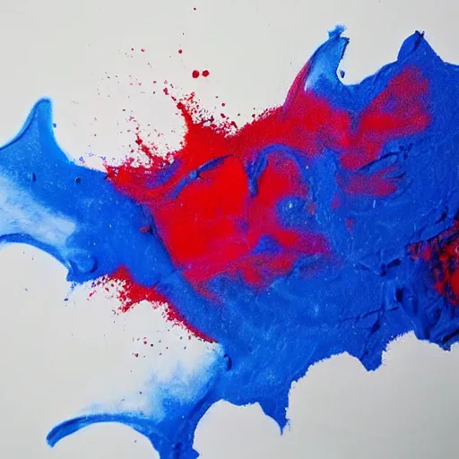 Image similar to what happens when you mix red and blue paint