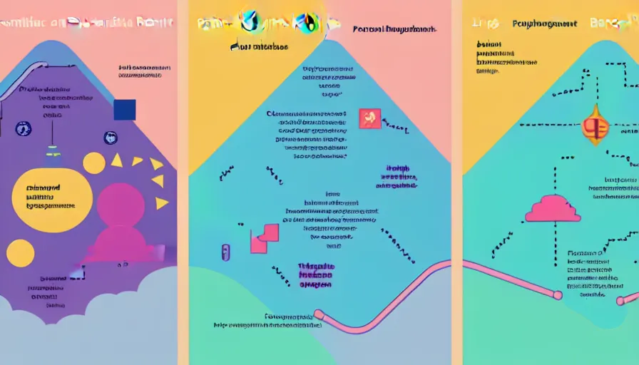 Image similar to the two complementary forces that make up all aspects and phenomena of life, by Kurzgesagt,