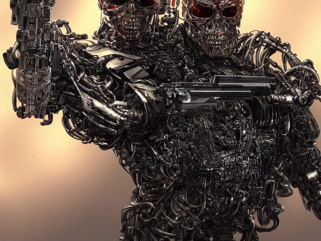 Image similar to terminator, intricate, elegant, highly detailed,, artstation, concept art, sharp focus, illustration