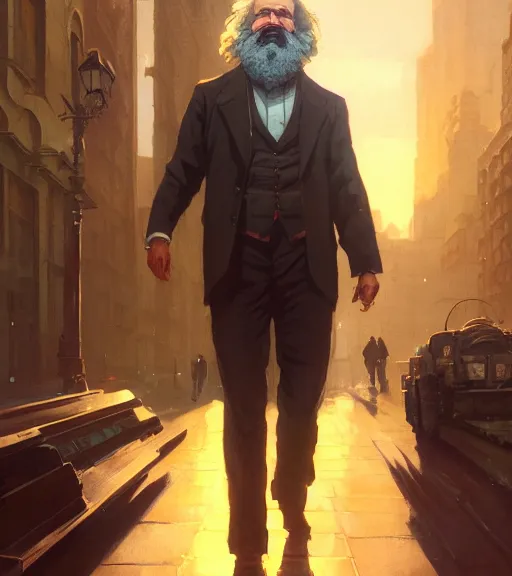 Prompt: highly detailed portrait karl marx in gta v, stephen bliss, unreal engine, fantasy art by greg rutkowski, loish, rhads, ferdinand knab, makoto shinkai and lois van baarle, ilya kuvshinov, rossdraws, tom bagshaw, global illumination, radiant light, detailed and intricate environment, guns, muscles, atlantic