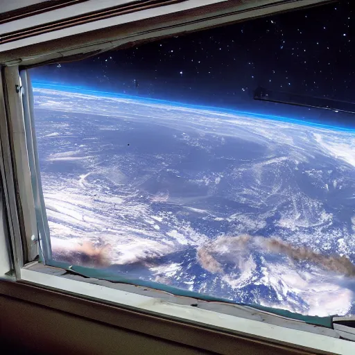 Image similar to photo taken from the window of the univers collapsing