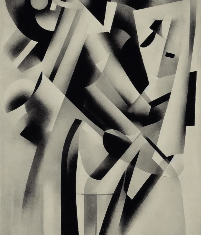 Image similar to artwork by laszlo moholy nagy