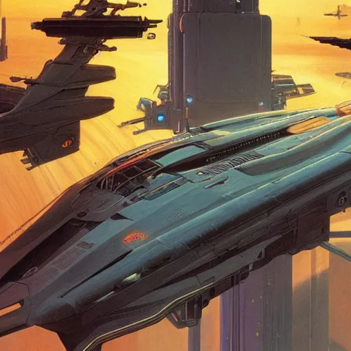 Image similar to science - fiction novel cover art by peter elson, syd mead, detailed, cinematic,