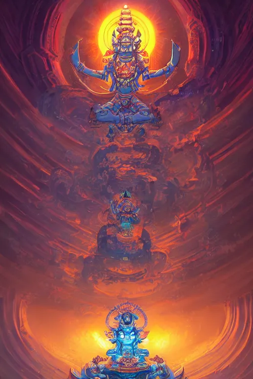 Image similar to Ancient Sacred Unicron Bodhisattva by Andreas Rocha