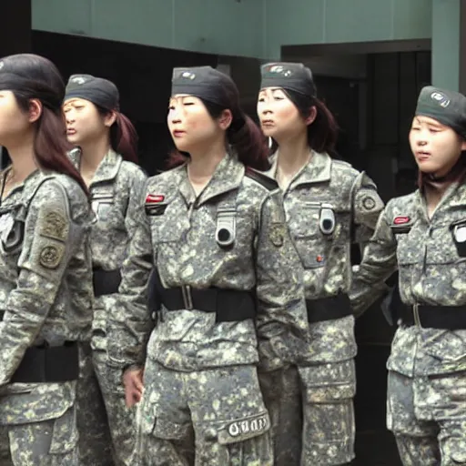 Image similar to female south korean counterterrorist unit 7 0 7 th special mission group