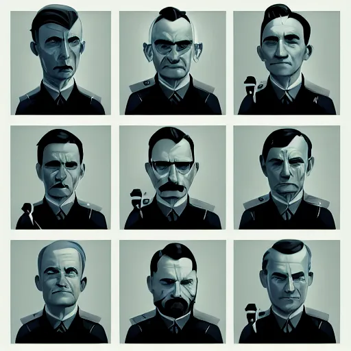 Prompt: face icon of mike patton mixed with hitler, stylized minimalist george lucas, loftis, cory behance hd by jesper ejsing, by rhads, makoto shinkai and lois van baarle, ilya kuvshinov, rossdraws global illumination