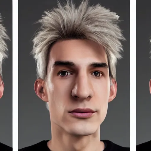 Image similar to xqc with a nose 3 times larger than normal, high res photograph, portrait, hyper realistic,