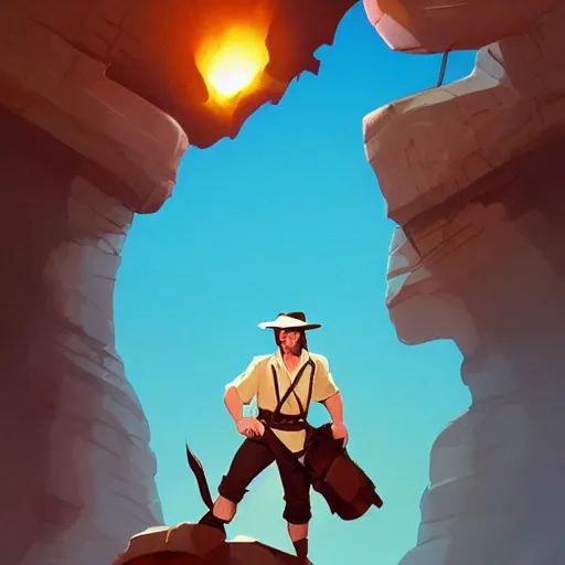 Image similar to face icon stylized minimalist raiders of the lost ark 1 9 8 1, loftis, cory behance hd by jesper ejsing, by rhads, makoto shinkai and lois van baarle, ilya kuvshinov, rossdraws global illumination