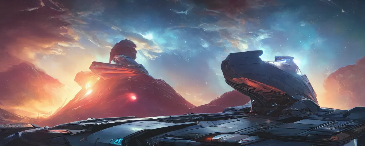 Prompt: spaceship starship mothership mass effect andromeda krogan base wallpaper 3 d pixar disney digital cgi rtx hdr painting bioluminance alena aenami artworks in 4 kby jesper ejsing, feng zhu and loish beeple, by thomas kinkade 2 2 2 2