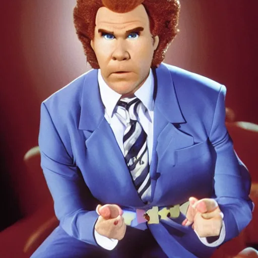 Prompt: will Ferrell as megamind