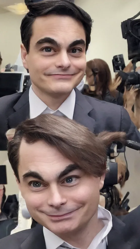 Prompt: ben shapiro is an anime catgirl, photorealistic, hyperrealistic, ultra hd, 4 k, cinematic lighting, award winning