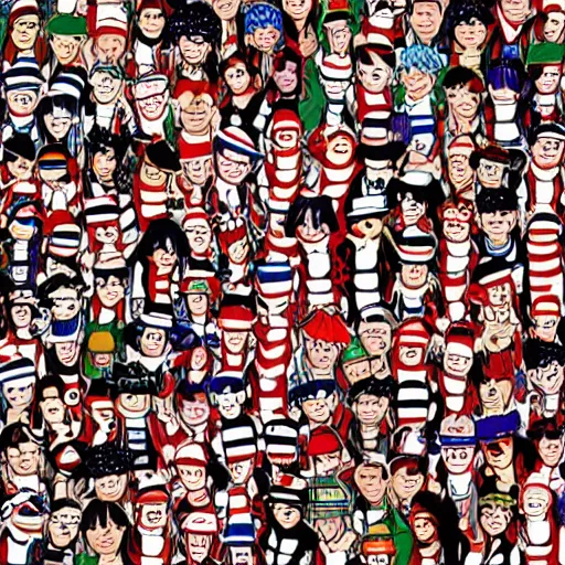 Prompt: wheres waldo