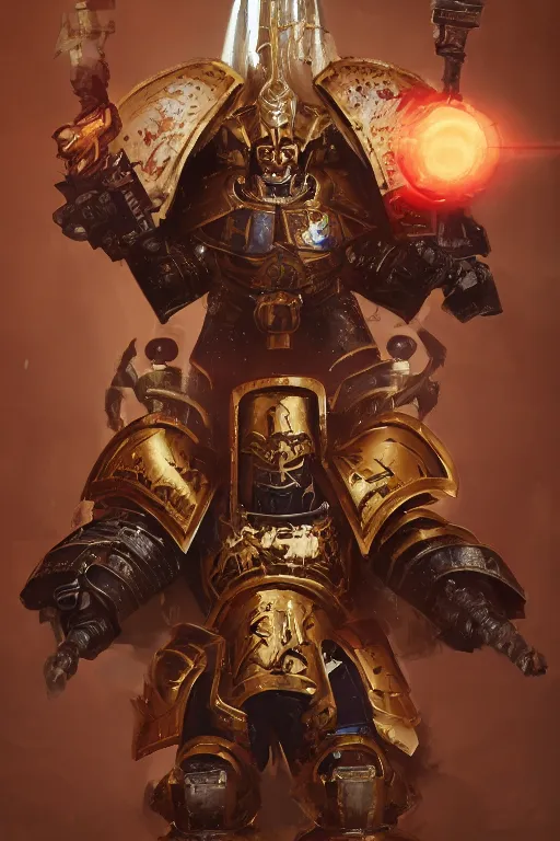 Image similar to queen portrait heros warhammer 4 0 k horus heresy fanart - the primarchs emperor by johannes helgeson animated with vfx concept artist & illustrator global illumination ray tracing hdr fanart arstation zbrush central hardmesh 8 k octane renderer comics stylized