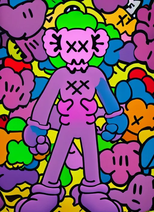 Image similar to kaws artwork