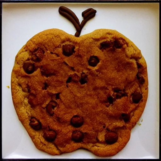 Image similar to apple made out of cookies