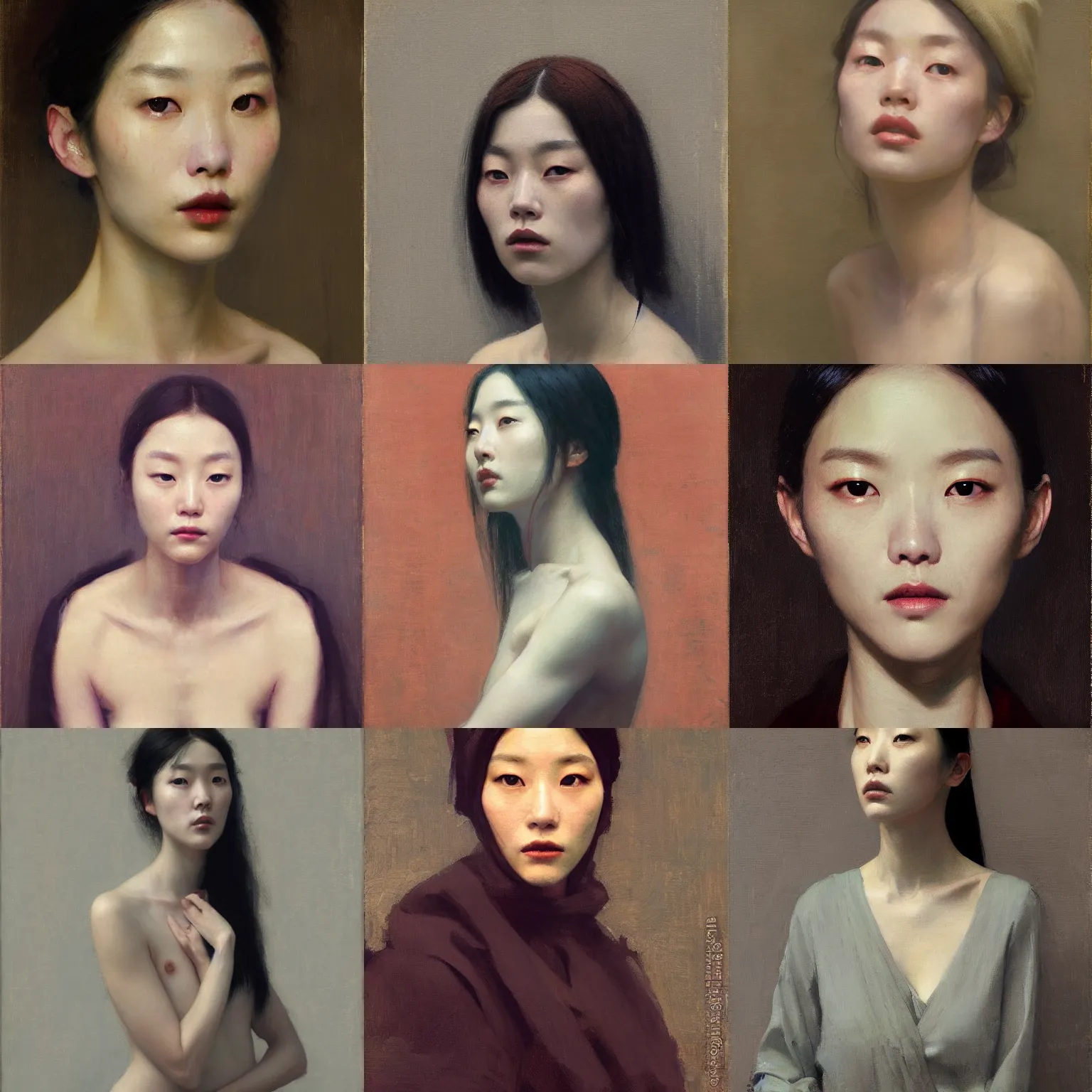 Prompt: lee jin - eun by jeremy lipkin, vincent di fate, hieronymus bosch, rule of thirds, seductive look, beautiful