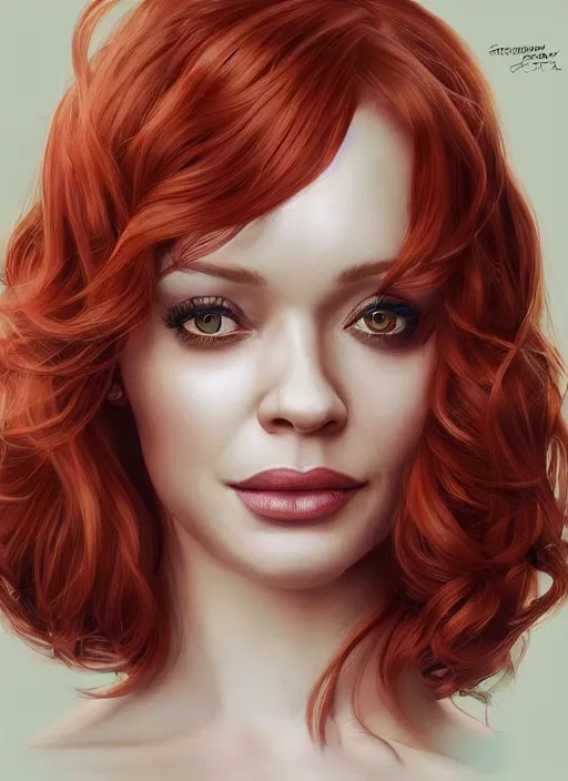 Image similar to photo of a gorgeous christina hendricks / zoe saldana hybrid in the style of stefan kostic, realistic, professionally, professionally color graded, half body shot, sharp focus, k high definition, insanely detailed, intricate, elegant, art by stanley lau and artgerm