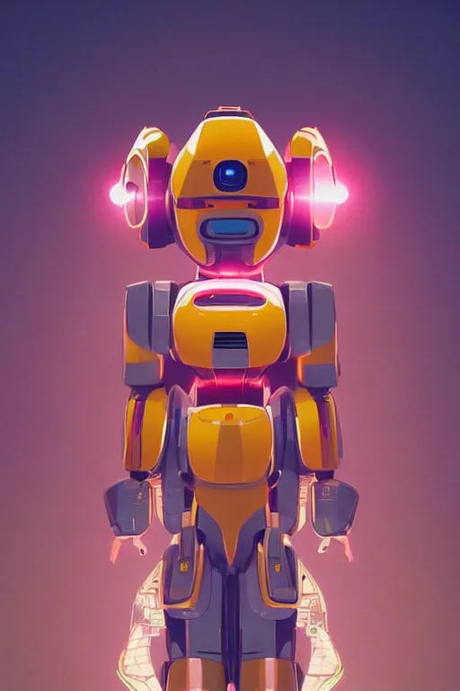 Image similar to metabots medabots medarotto medarot robot minimalist comics helmet mask neon cybereye, behance hd by jesper ejsing, by rhads, makoto shinkai and lois van baarle, ilya kuvshinov, rossdraws global illumination ray tracing hdr radiating a glowing aura