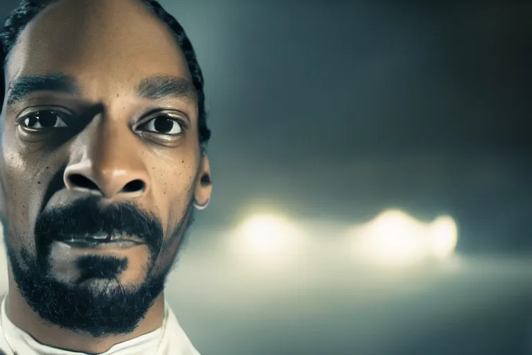 Prompt: ultra cinematic movie still of snoop dog in interstellar, volumetric lighting, award - winning, perfection, ambitious, photograph, ambient occlusion, hyper - realism, 4 k hd, qled,