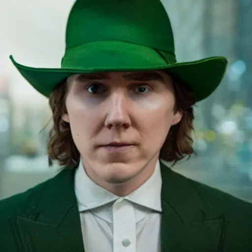 Image similar to film still of Paul Dano as Riddler in a new Batman movie