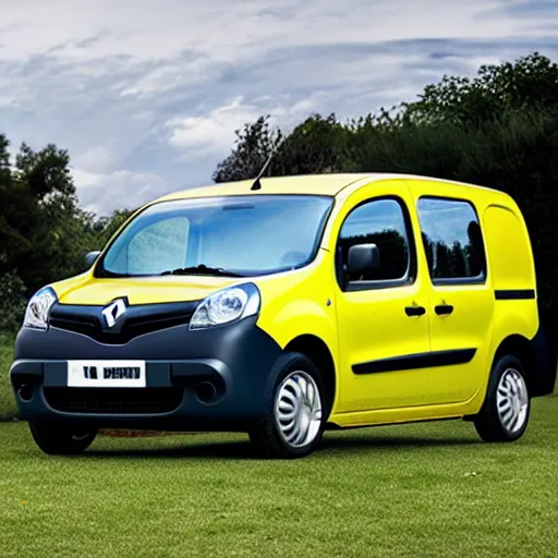 Prompt: Renault Kangoo as a monstertruck