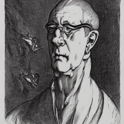 Prompt: Portrait Hank Hill Vampire Plumber anato finnstark jacques callot albrecht durer john flaxman gustav dore engraved ink stamp aquatint etching intaglio 4k artstation wikiart wikipedia