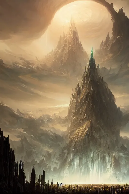 Image similar to eldritch god looking at earth, larger than earth, huge, towering, gigantic, high octane, 8 k, digital art, magic the gathering, mtg, by greg rutkowski, trending on artstation