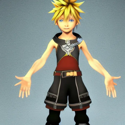 Prompt: Ventus from Kingdom Hearts,CG,cutscene,graphics,high quality