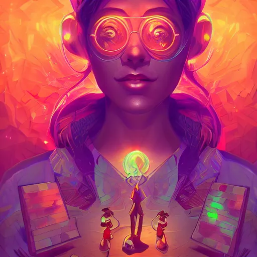 Image similar to skill magic geek inside matrix deepdream radiating a glowing aura stuff loot legends stylized digital illustration video game icon artstation lois van baarle, ilya kuvshinov, rossdraws,