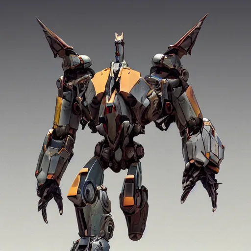 Image similar to very symmetrical!! armored troll concept mecha suit from anthem video game, by miguel angel martinez monje, by vitaly bulgarov, by yoji shinkawa, by joss nizzi, by shoji kawamori, horizon zero dawn, bioware, mecha, deviantart, artstation, marmoset toolbag render, unreal engine