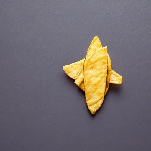 Image similar to photo of [ a single salted french fry chip ] shaped like that looks like stephen fry as a pixar character hybrid intercross mix cinematic lighting