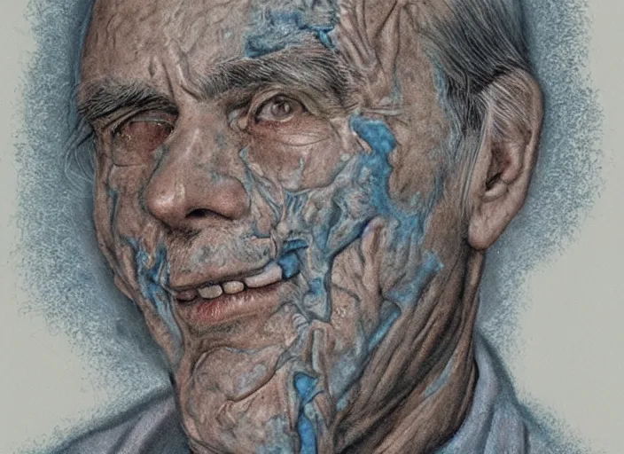 Prompt: a highly detailed moldy portrait of a cardiologist, james gurney, james jean