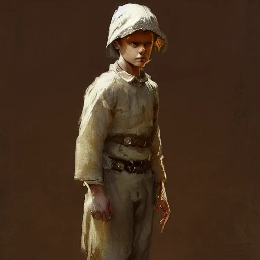 Prompt: character concept art of a finnish boy in tradtional clothing, by jim burns and greg rutkowski, beksinski, konstantin razumov, award winning art, masterpiece