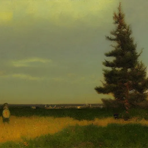 Prompt: uncanny russian 1920's Paris hexagon coot fir tree oboe estuary , by Juan Giménez and Eleanor Vere Boyle and George Inness , panorama , trending on artstation , line art